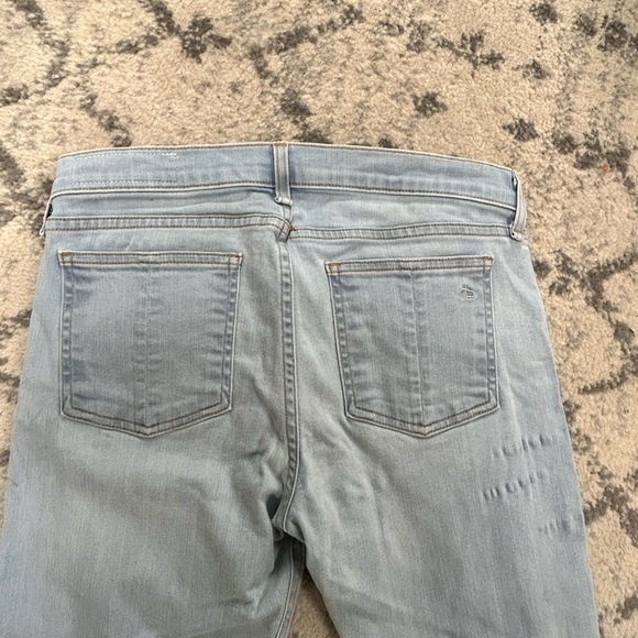 rag & bone light wash capri women’s size 28​ - Picture 7 of 8